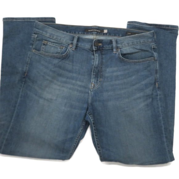 Banana Republic Mens Blue Rmd Slim Fit 